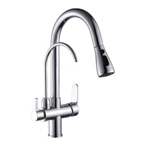 Robinet de cuisine couleur Chrome
